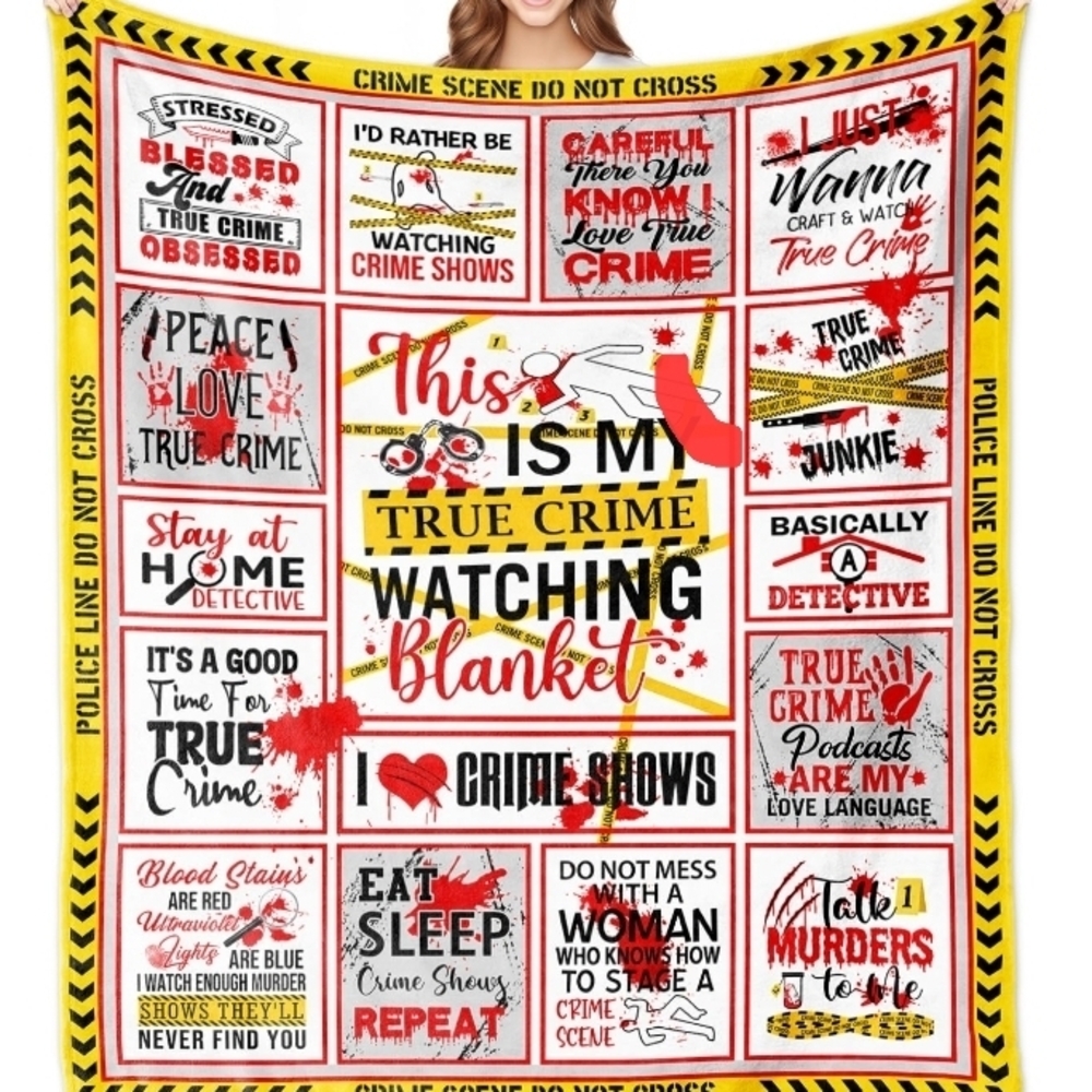 True Crime Watching Blanket